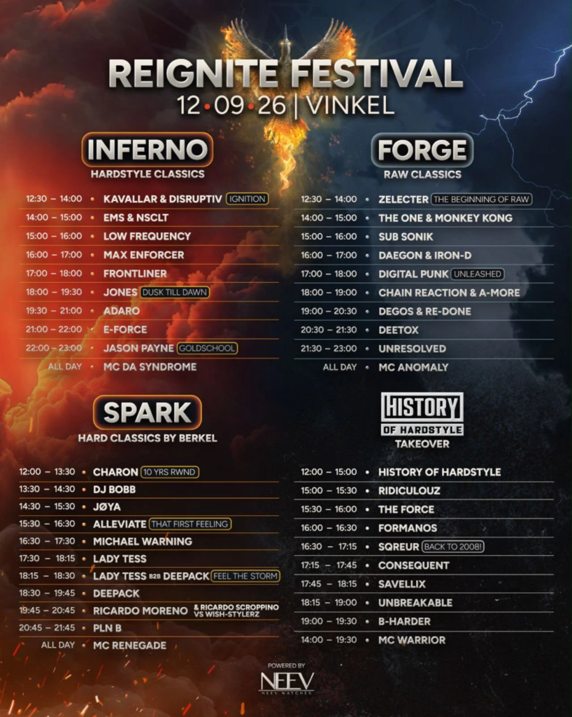 Reignite Festival 2026
Timeplan